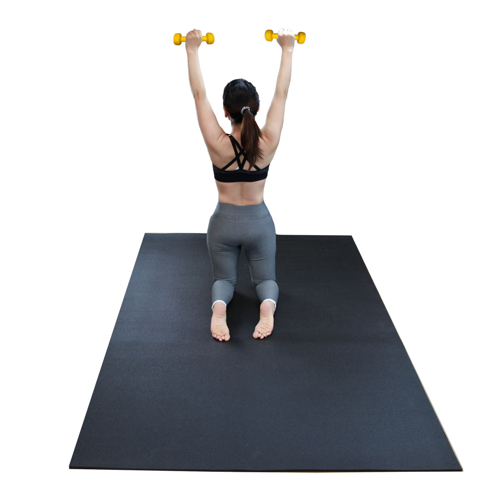 large rubber exercise mats