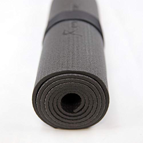 Gxmmat Large Exercise Mat 6'x8' Size,Pure Perfection in Craft, Comfort and Useage, Black